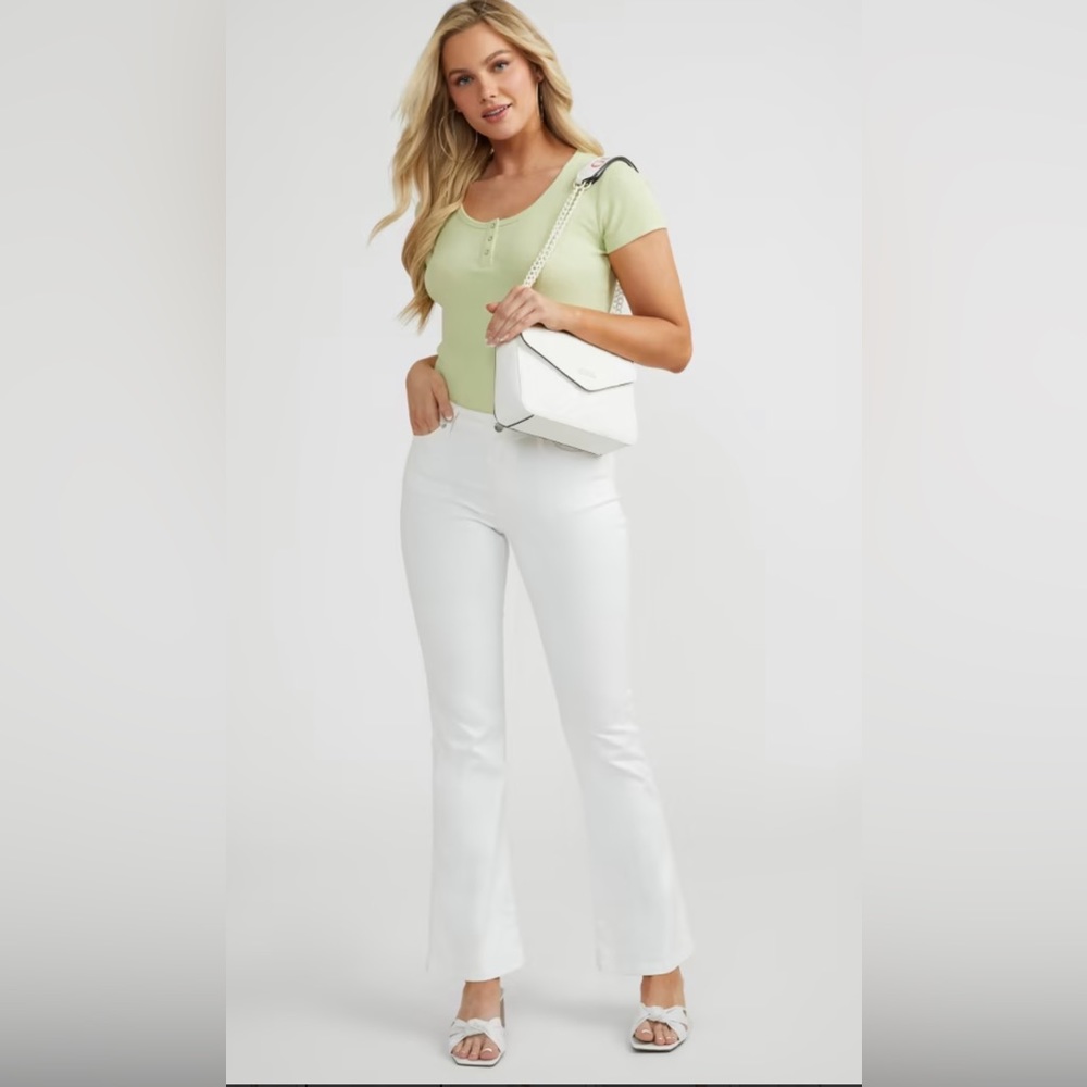 New women GUESS Eco Lyllah Mid-Rise Bootcut Jeans